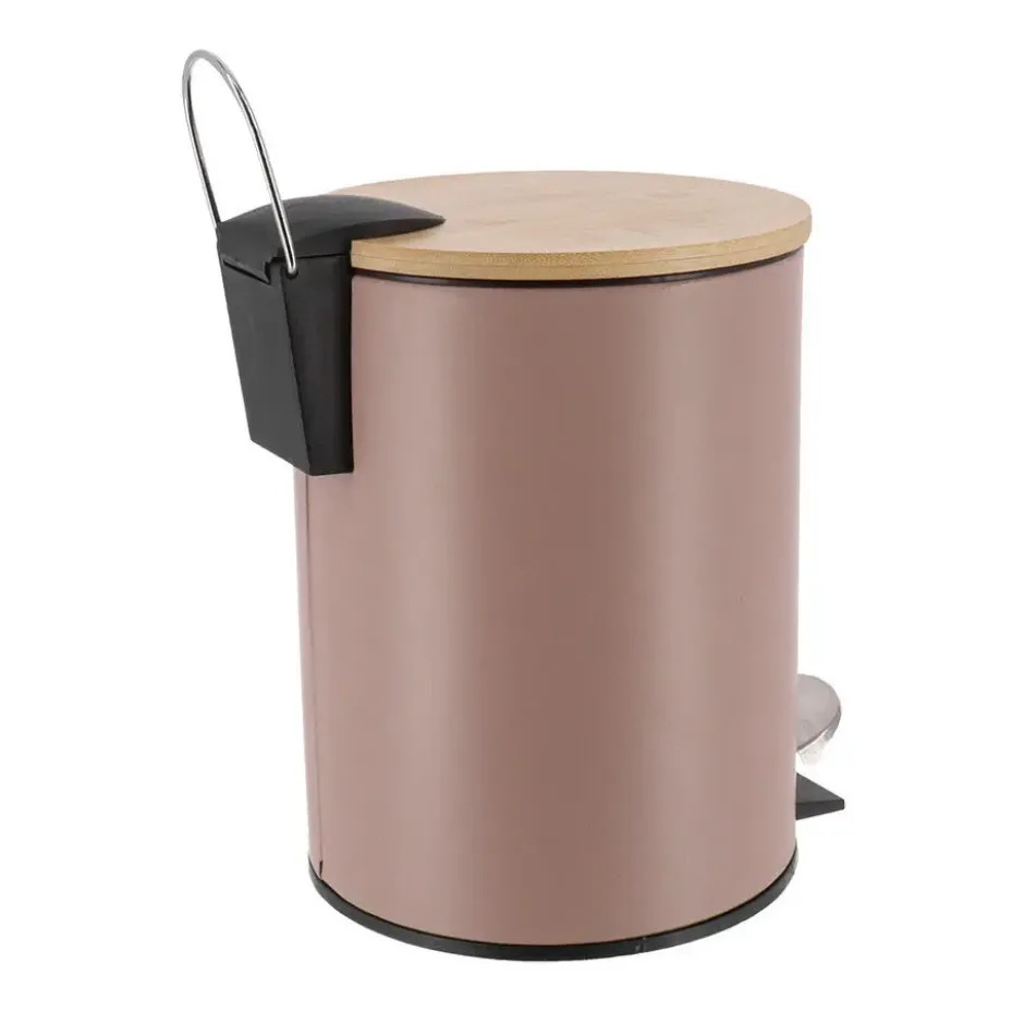 Tendance Badkamer prullenbak Bamboo vibe - soft close - 3 ltr