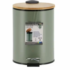 Tendance Badkamer prullenbak Bamboo vibe - soft close - 3 ltr