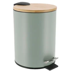 Tendance Badkamer prullenbak Bamboo vibe - soft close - 3 ltr