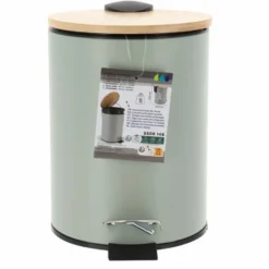 Tendance Badkamer prullenbak Bamboo vibe - soft close - 3 ltr