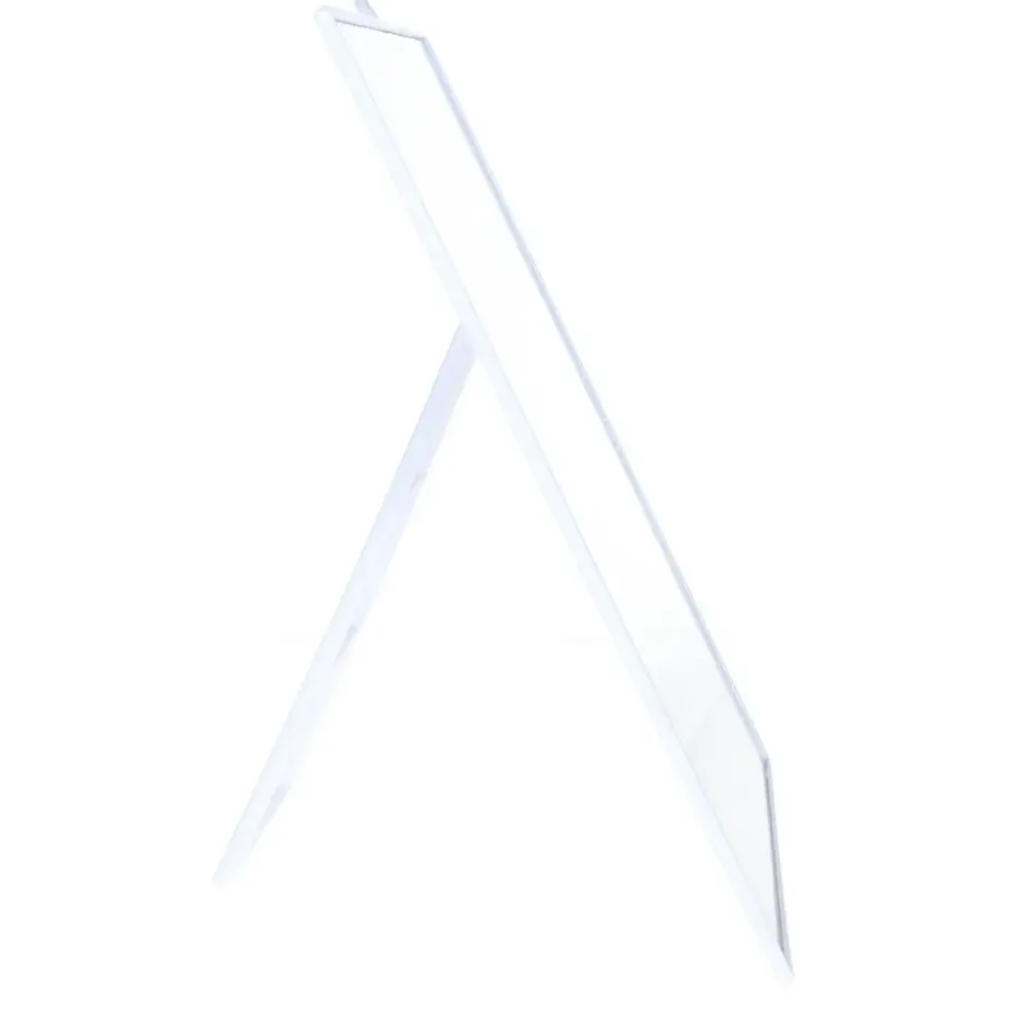 Tendance Make-up spiegel - wit - kunststof - 30 x 22 cm