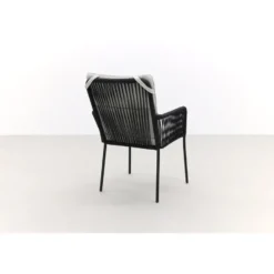 Teresa dining rope tuinstoel - Black