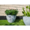 Ter Steege Plantenpot - betongrijs - kunststof-steenpoeder - 29x50 cm
