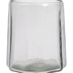 Theelichthouder Dily - zand - 12,5xØ12 cm