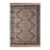 Tier Vintage vloerkleed Khepera groen met franjes - 300 x 200 cm