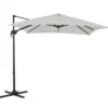 Tiltable Floating Parasol 250x250 cm - Starker schwimmender Sonnenschirm - Ecru