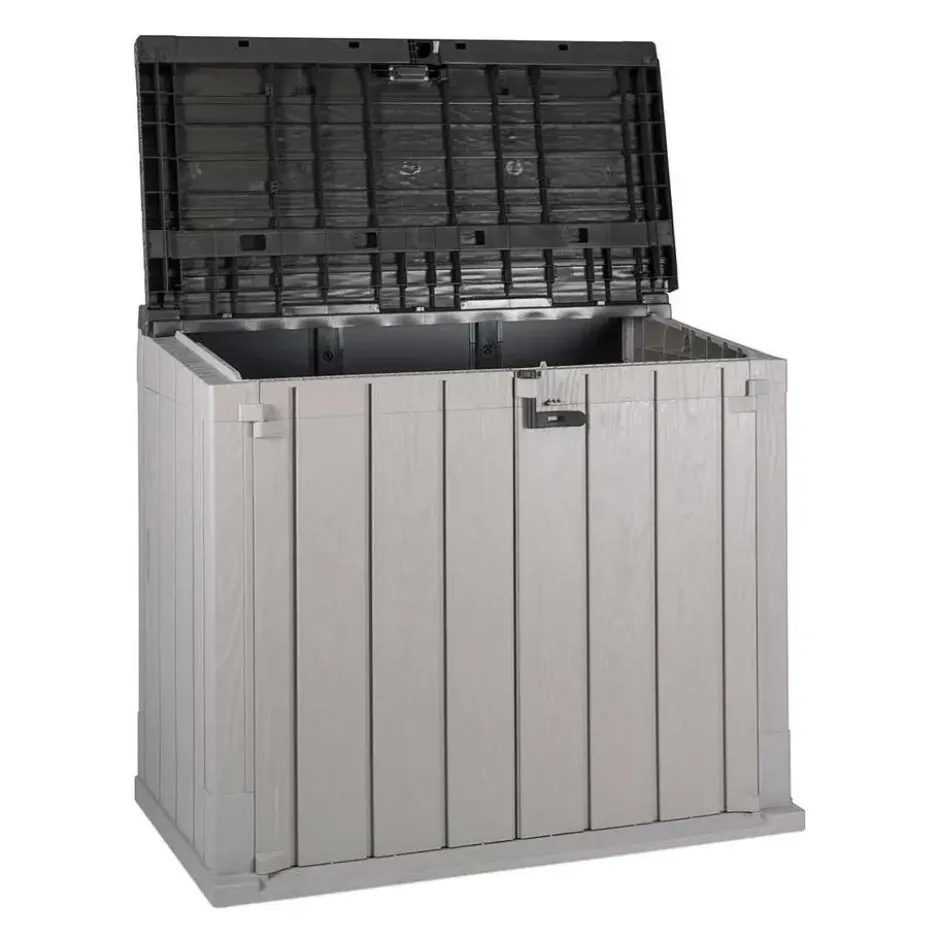 Toomax Stora way opbergbox 842 liter - taupe donker grijs