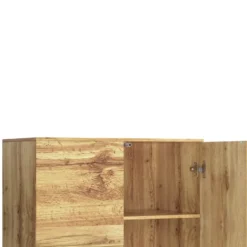 Toro-Hoge kast met 2 deuren in eikenlook