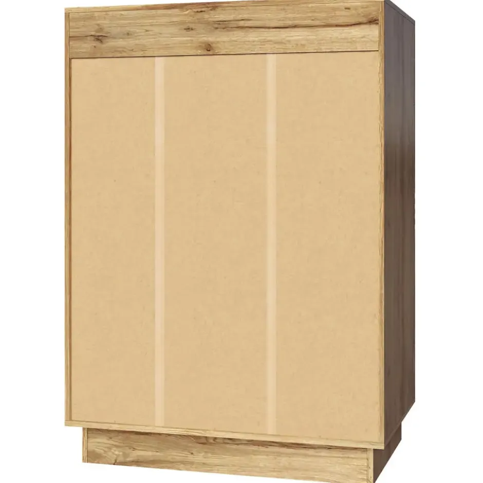 Toro-Hoge kast met 2 deuren in eikenlook