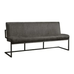 Tower Living Eetkamerbank Ferro Antraciet 155x65x87cm