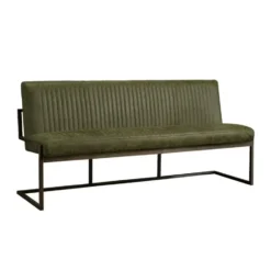 Tower Living Eetkamerbank Ferro Groen 205x65x87cm