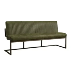Tower Living Eetkamerbank Ferro Groen 135x65x87cm