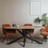 Tower Living Silvi eettafel visgraat naturel 180x100x78