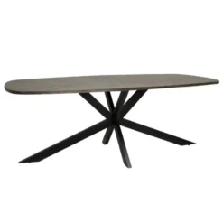 Tower Living Silvi eettafel visgraat olijfbruin 200x110x78