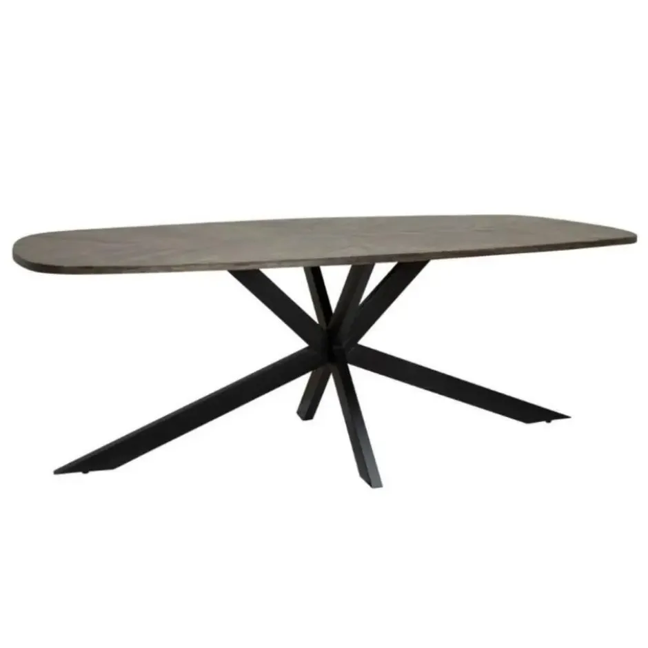 Tower Living Silvi eettafel visgraat olijfbruin 200x110x78