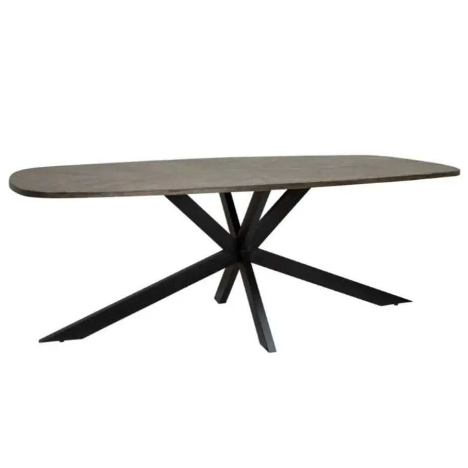 Tower Living Silvi eettafel visgraat olijfbruin 220x110x78