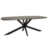 Tower Living Silvi eettafel visgraat olijfbruin 180x100x78