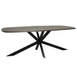Tower Living Silvi eettafel visgraat olijfbruin 180x100x78