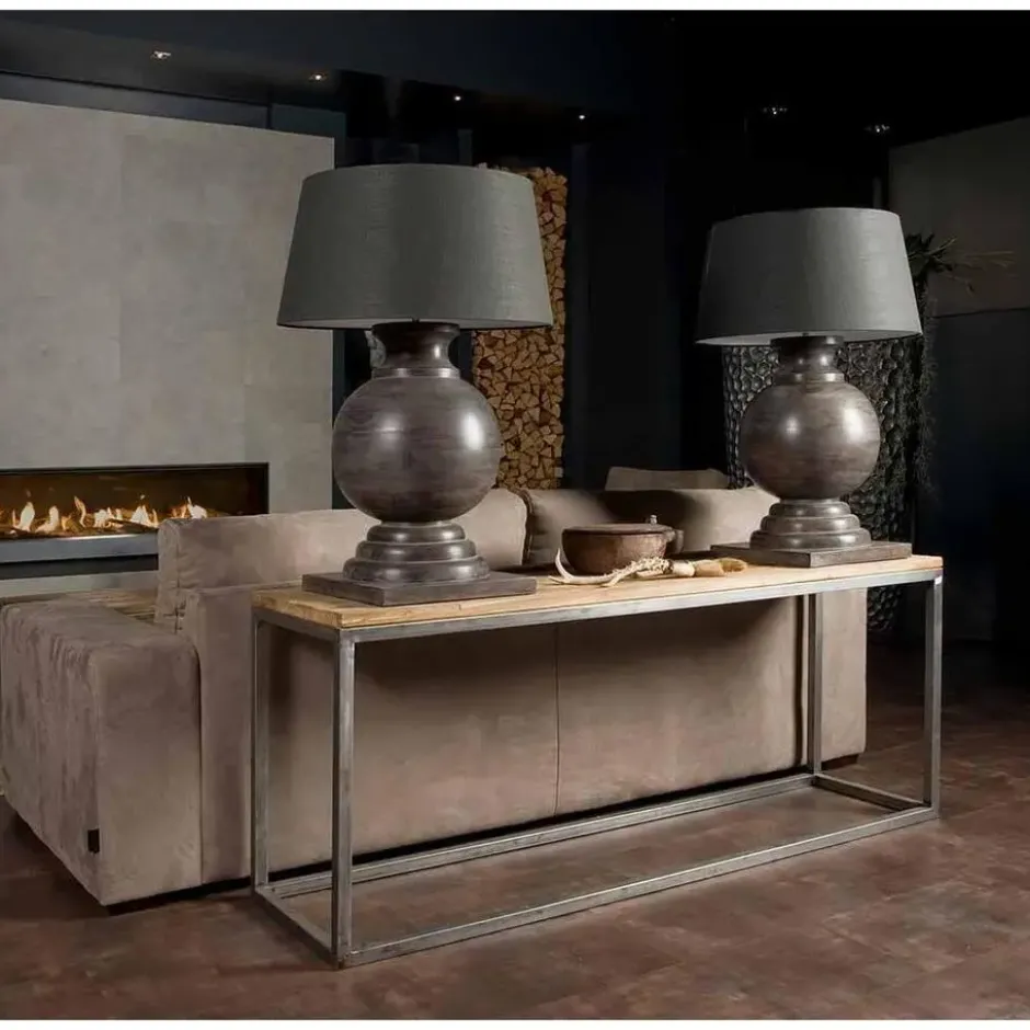 Tower Living - Venetie haltafel - 180 cm - bruin