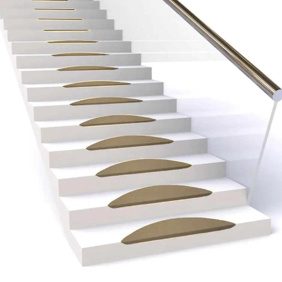 Trapmaantje Spurt - Beige - 20x56 cm - 15 Stuks