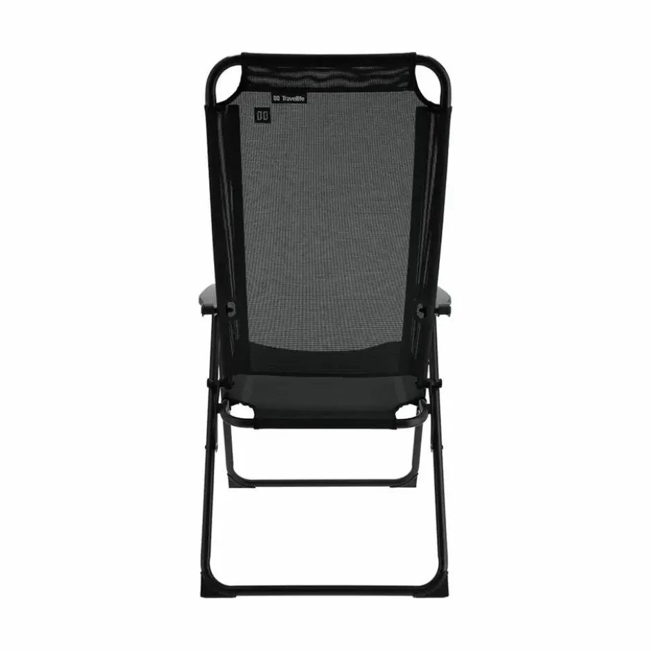 Travellife Como standenstoel met voetenbank - blend grey