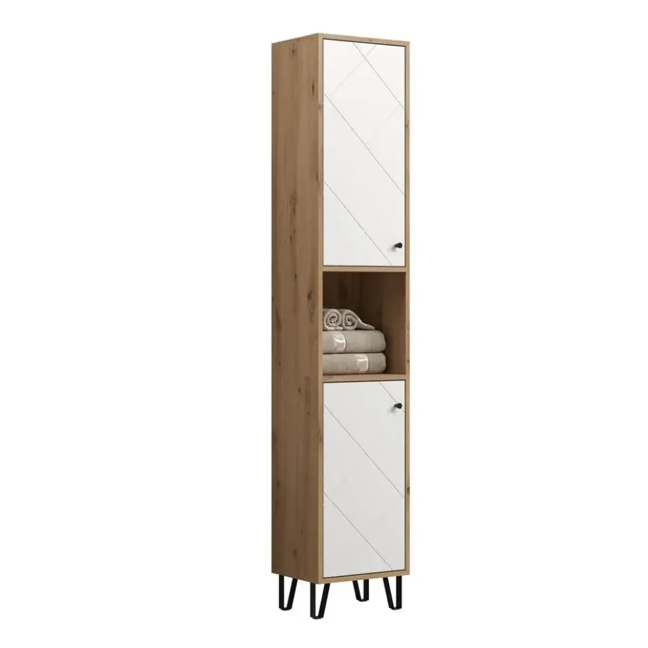 Trendteam Kolomkast Touch - 36 x 29 x 191 cm - Artisan Oak