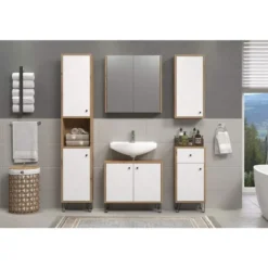 Trendteam Kolomkast Touch - 36 x 29 x 191 cm - Artisan Oak