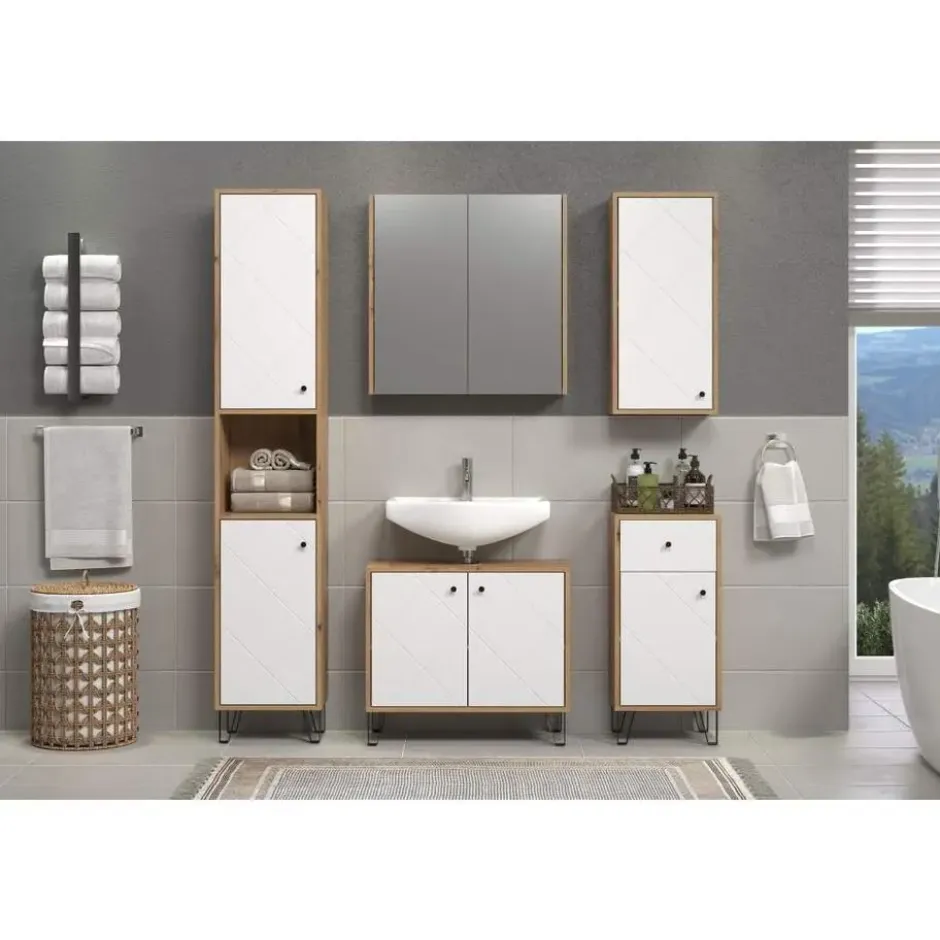 Trendteam Kolomkast Touch - 36 x 29 x 191 cm - Artisan Oak