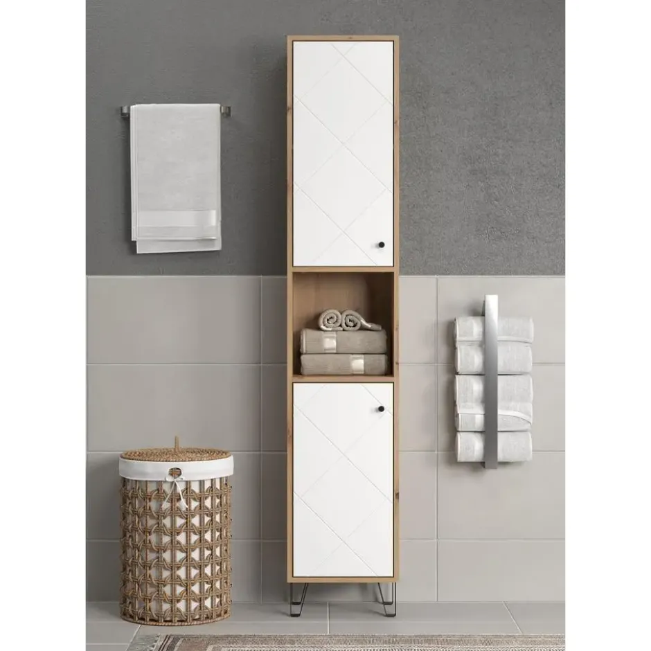 Trendteam Kolomkast Touch - 36 x 29 x 191 cm - Artisan Oak
