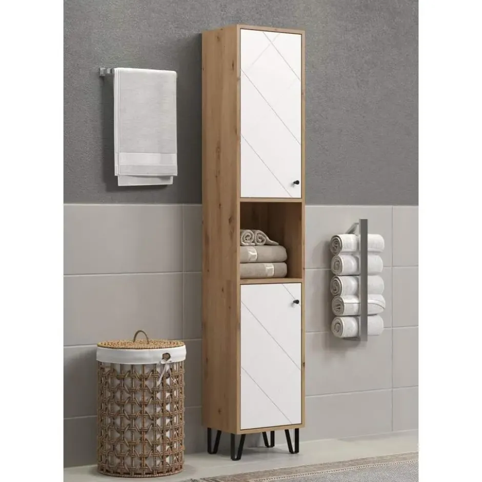Trendteam Kolomkast Touch - 36 x 29 x 191 cm - Artisan Oak