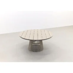 Trinxa ronde tuintafel Ø148 cm. - lichtgrijs