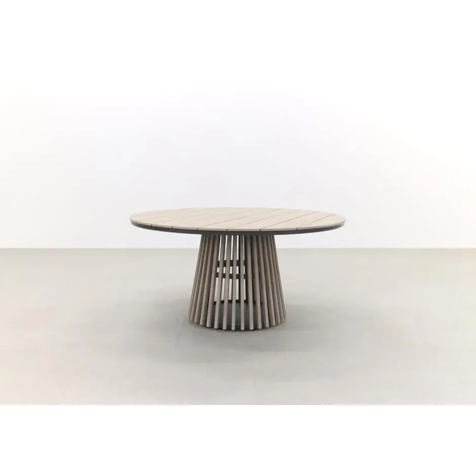 Trinxa ronde tuintafel Ø148 cm. - lichtgrijs