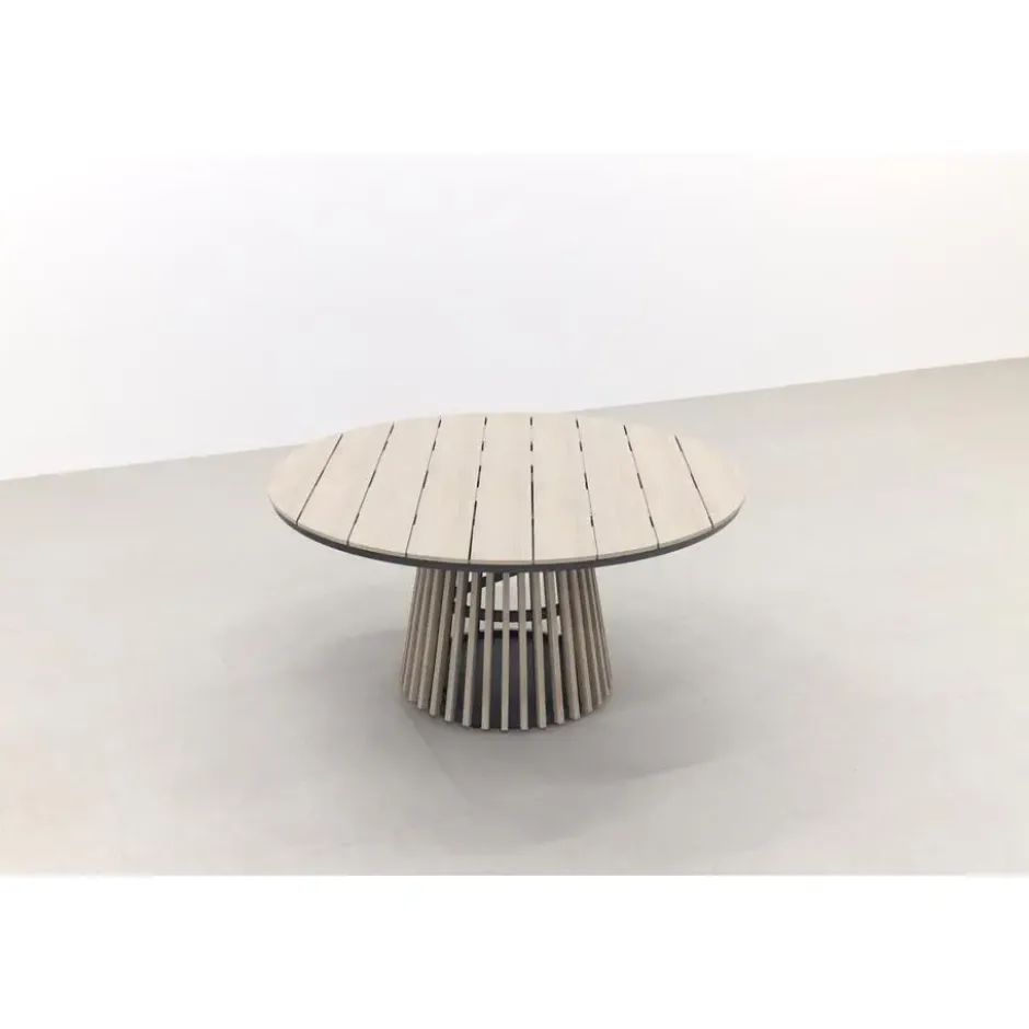 Trinxa ronde tuintafel Ø148 cm. - lichtgrijs