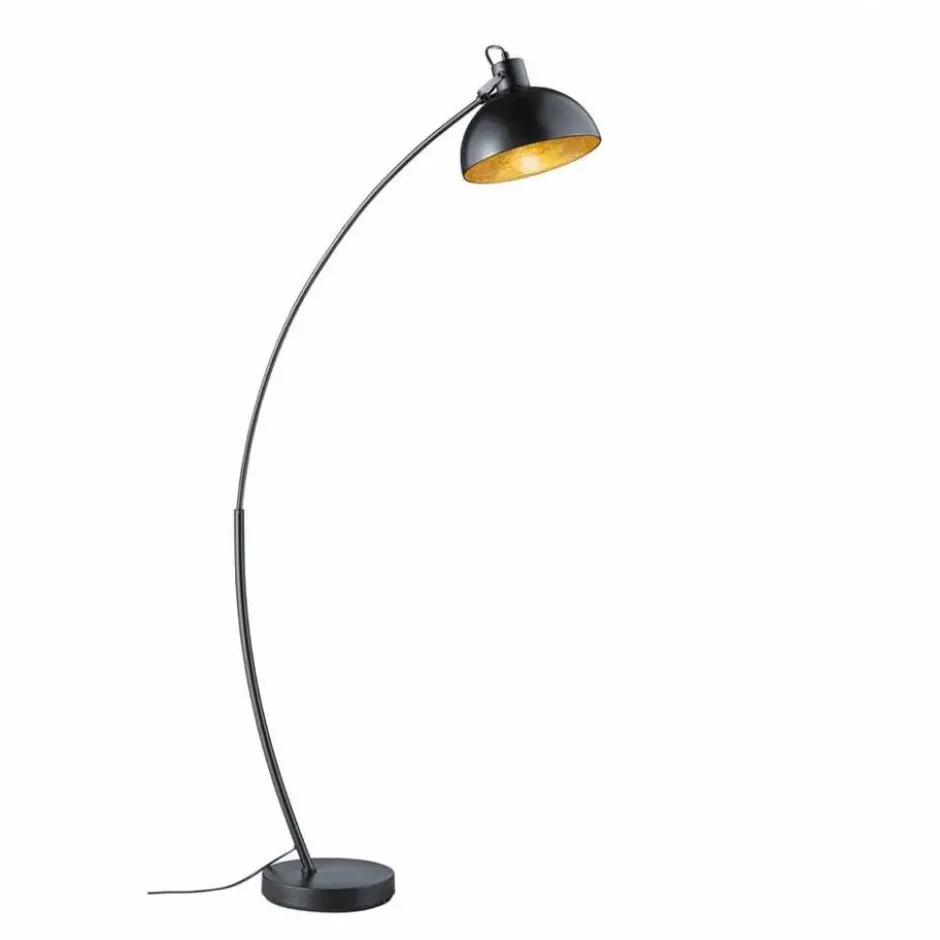 Trio Leuchten vloerlamp Recife - 1 lichts - 75 x155 cm - zwart