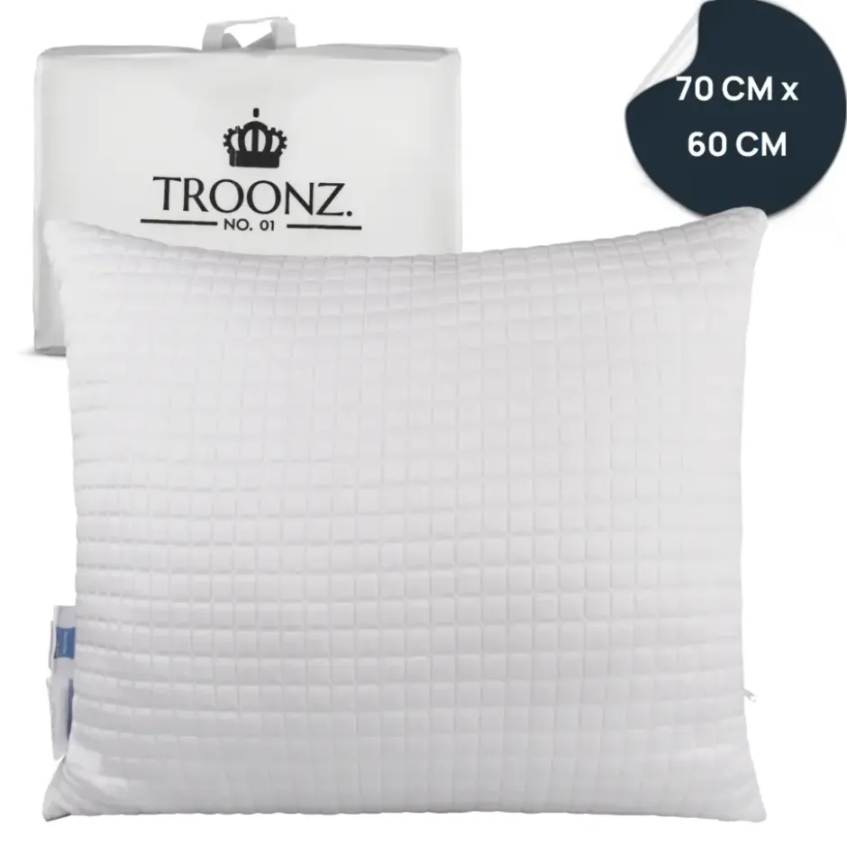 Troonz Hoofdkussen One - Verkoelend, Afmeting 60 x 70 cm