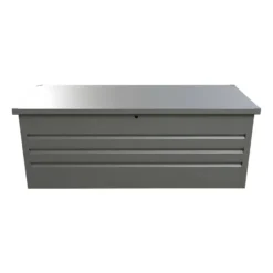 Tuinkussenbox TOMASO - 165 cmx68 cmx62 cm - Grijs Metaal