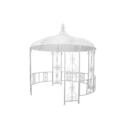 Tuinpaviljoen TILCARA - 300 cmx300 cmx198 cm - Wit Metaal