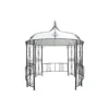 Tuinpaviljoen TILCARA - 300 cmx300 cmx198 cm - Zwart Metaal