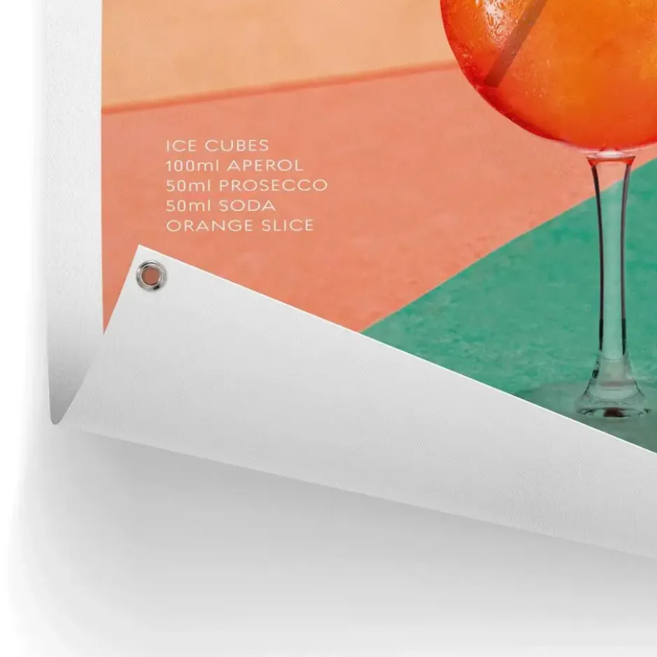 Tuinposter Aperol Spritz - 80 x 60 - Oranje