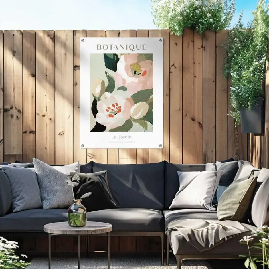 Tuinposter Botanique - 80 x 60 - Groen