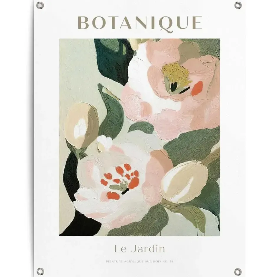 Tuinposter Botanique - 80 x 60 - Groen
