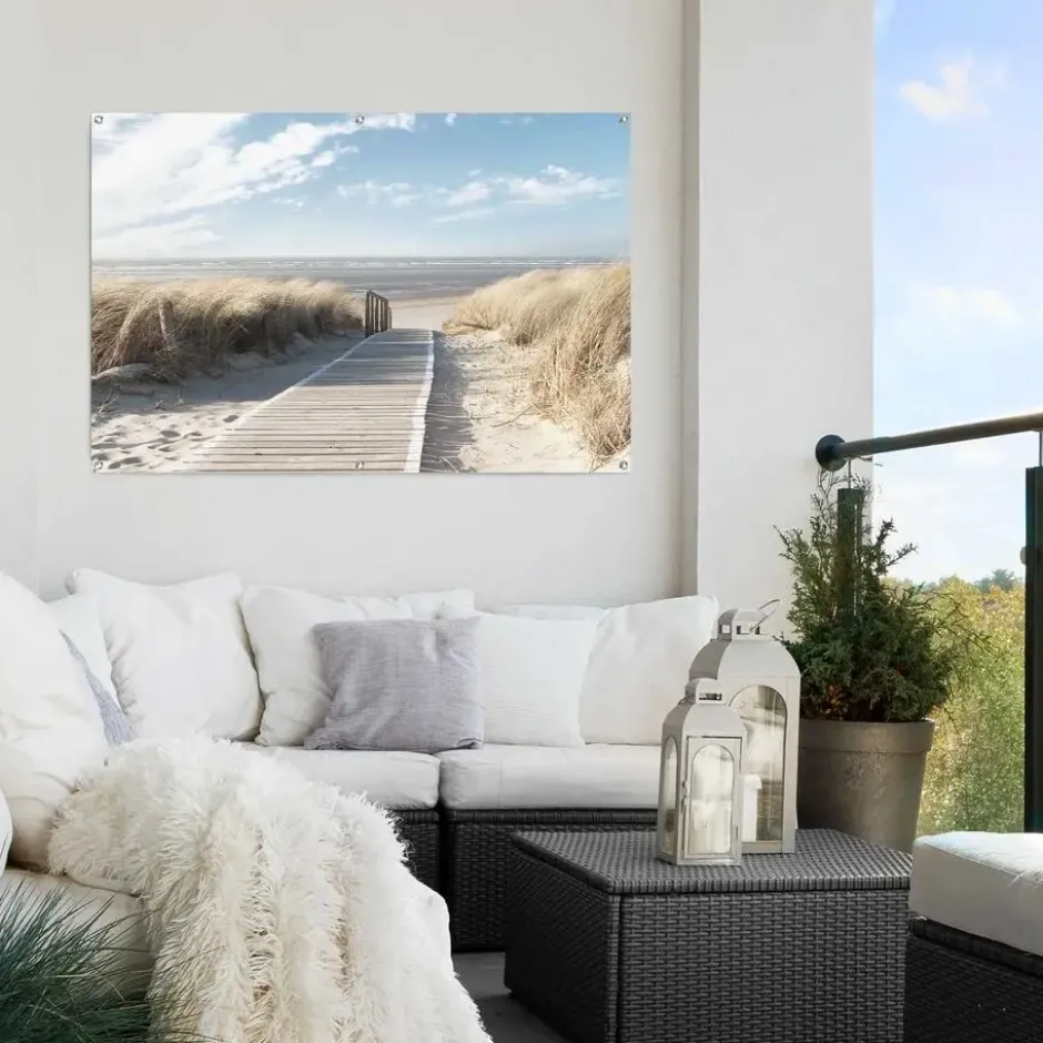Tuinposter Duinen - 80 x 120 - Beige