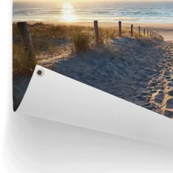 Tuinposter Duinpad - 60 x 80 - Beige