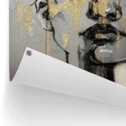Tuinposter Gouden Harmonie - 80 x 60 - Goudkleurig