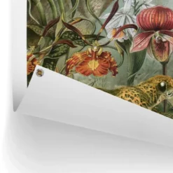 Tuinposter Jungle Bloemen - 80 x 60 - Groen