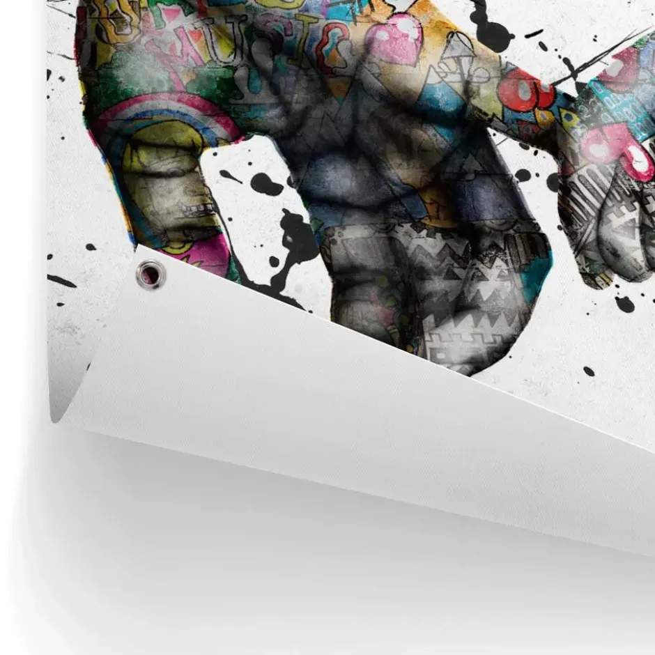 Tuinposter Liefde - 80 x 60 - Bont