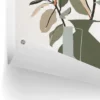 Tuinposter Vaas met bladertakken - 80 x 60 - Groen