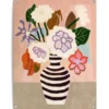 Tuinposter Vaas vol Bloemen - 80 x 60 - Bont