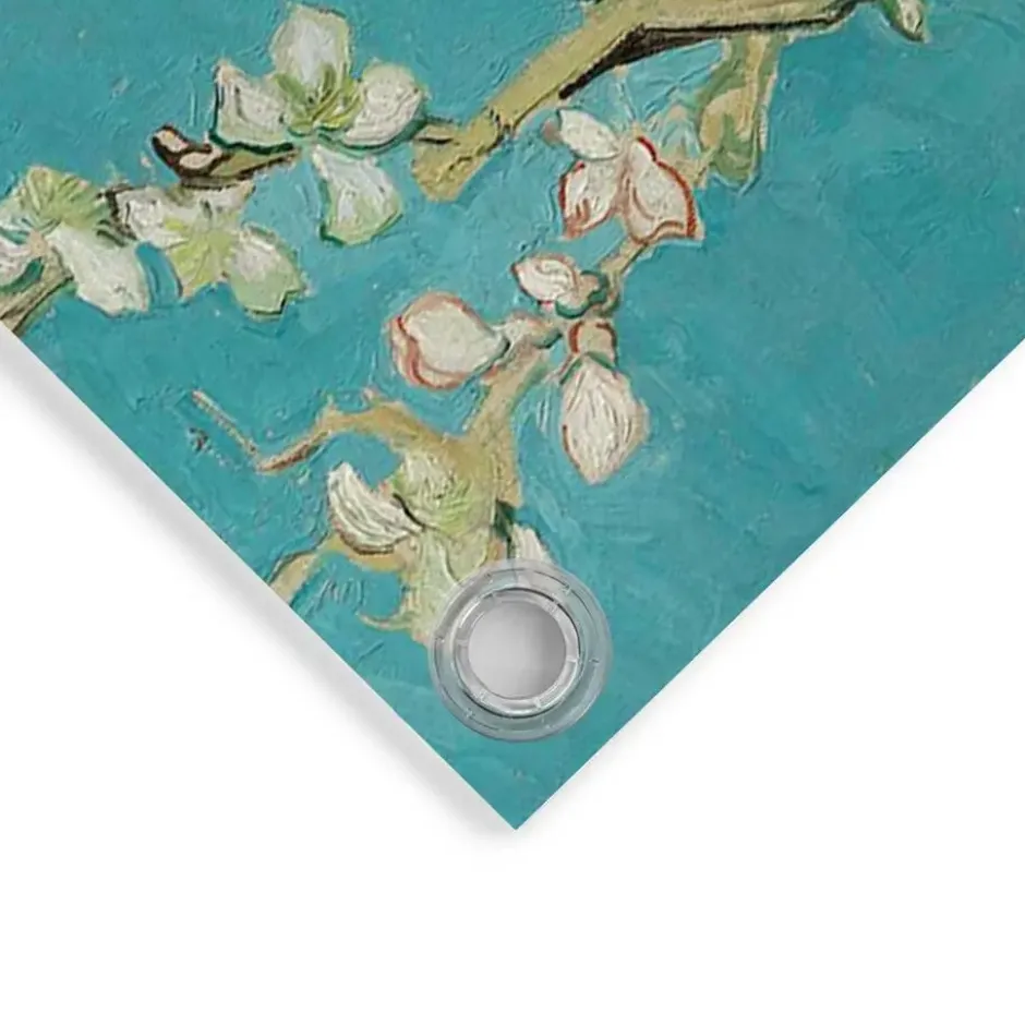 Tuinposter Van Gogh - Amandelbloesem - 60 x 80 - Blauw
