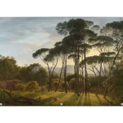 Tuinposter Voogd Italiaans Landschap - 100 x 140 - Groen